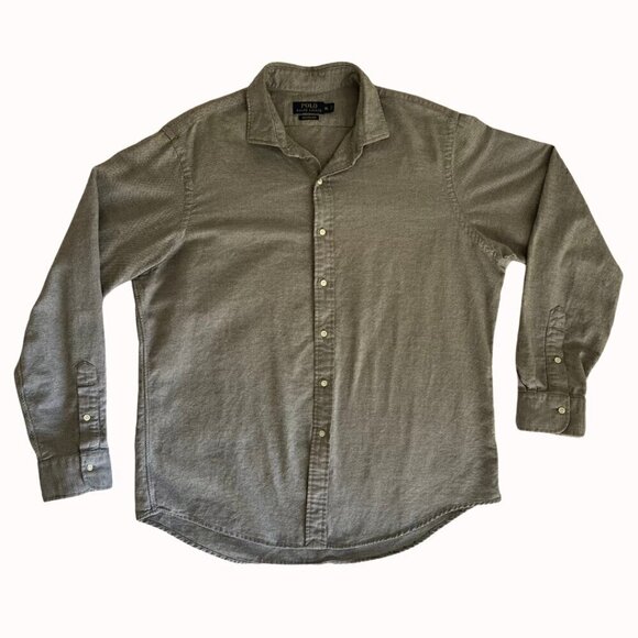 Polo Ralph Lauren Other - Polo Ralph Lauren Heather Pique Button Down Men's XL Shirt